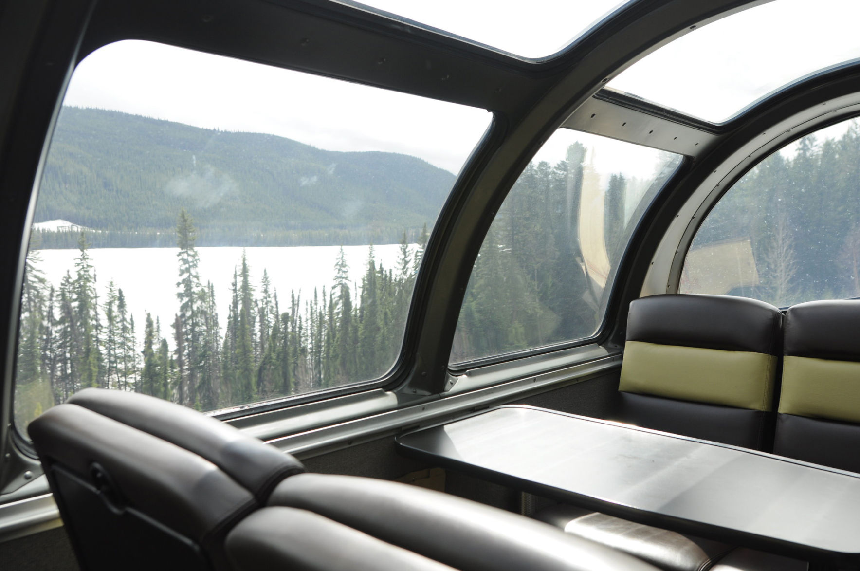 View from a Skyline Dome car.